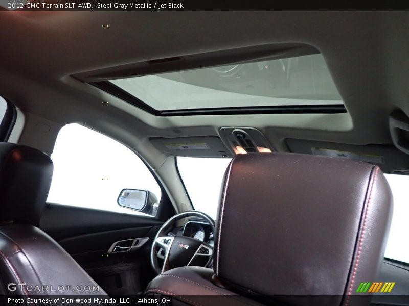 Steel Gray Metallic / Jet Black 2012 GMC Terrain SLT AWD