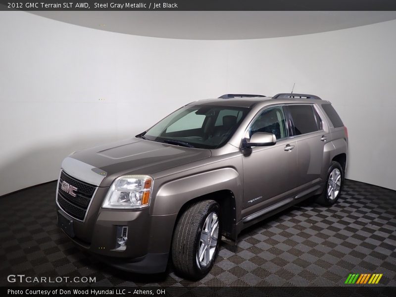 Steel Gray Metallic / Jet Black 2012 GMC Terrain SLT AWD