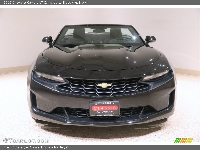 Black / Jet Black 2019 Chevrolet Camaro LT Convertible