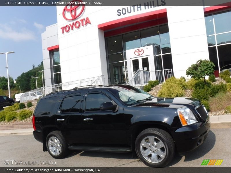 Carbon Black Metallic / Ebony 2012 GMC Yukon SLT 4x4