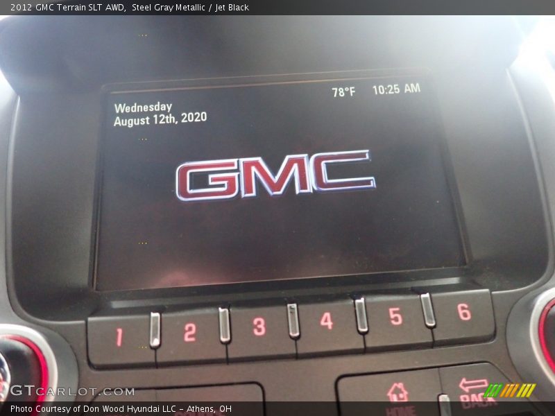 Steel Gray Metallic / Jet Black 2012 GMC Terrain SLT AWD