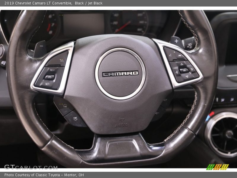 Black / Jet Black 2019 Chevrolet Camaro LT Convertible