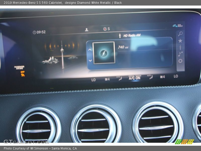 designo Diamond White Metallic / Black 2019 Mercedes-Benz S S 560 Cabriolet