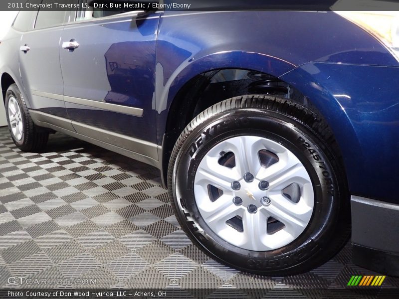 Dark Blue Metallic / Ebony/Ebony 2011 Chevrolet Traverse LS