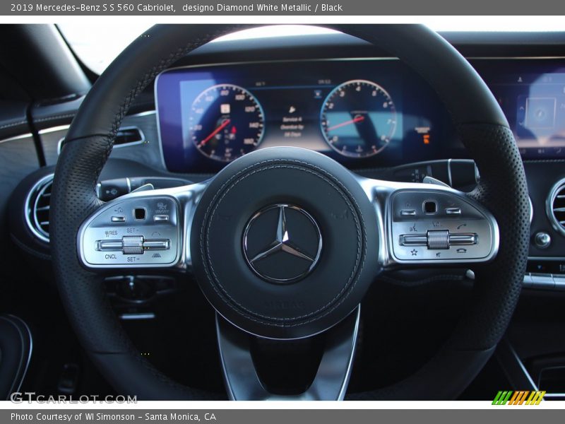 designo Diamond White Metallic / Black 2019 Mercedes-Benz S S 560 Cabriolet