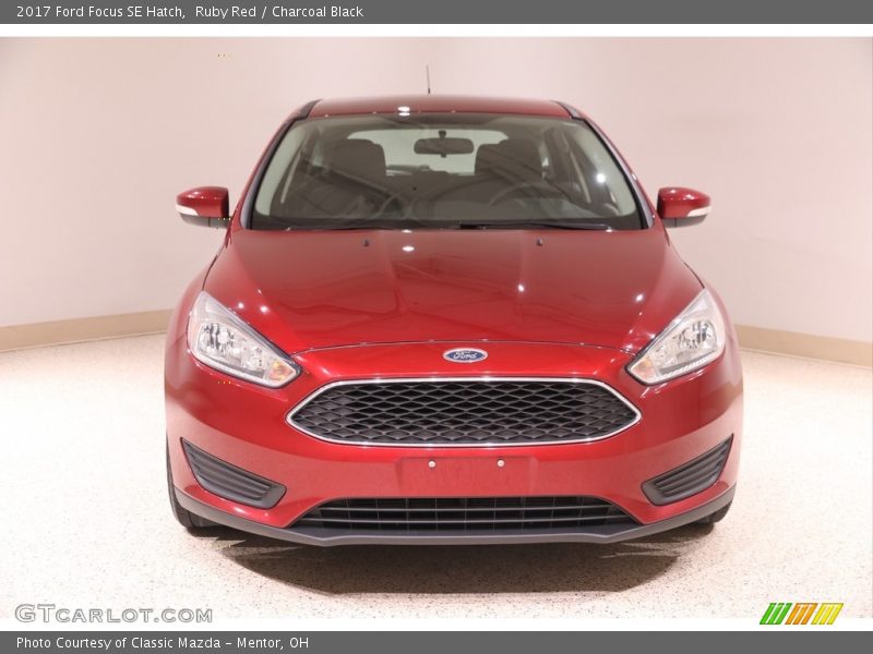 Ruby Red / Charcoal Black 2017 Ford Focus SE Hatch