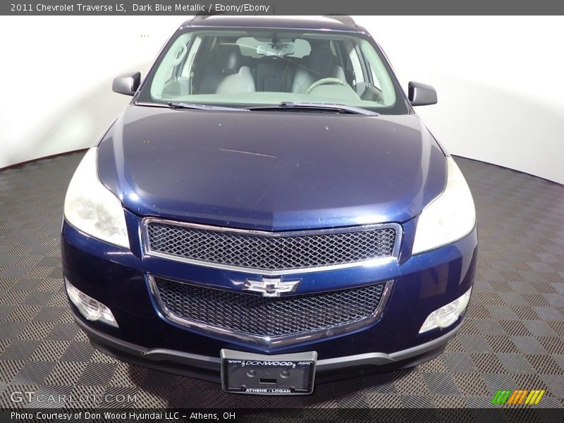 Dark Blue Metallic / Ebony/Ebony 2011 Chevrolet Traverse LS