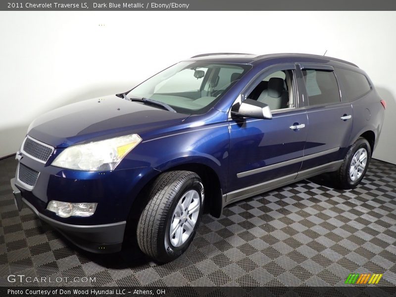 Dark Blue Metallic / Ebony/Ebony 2011 Chevrolet Traverse LS