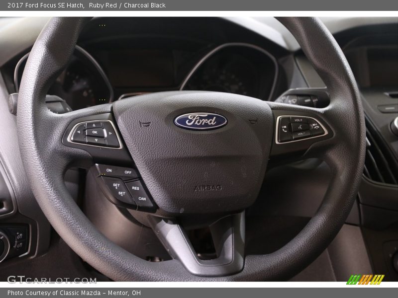 Ruby Red / Charcoal Black 2017 Ford Focus SE Hatch