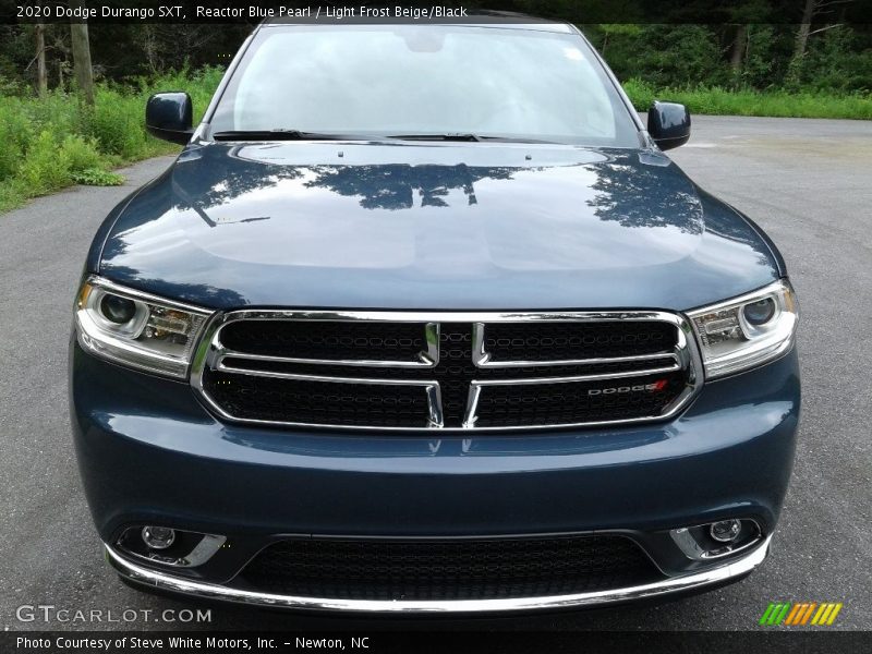 Reactor Blue Pearl / Light Frost Beige/Black 2020 Dodge Durango SXT