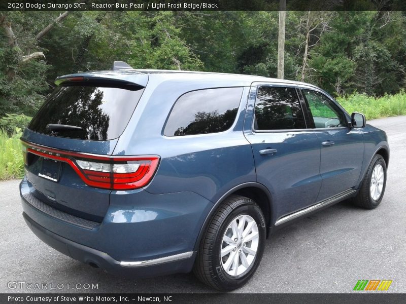Reactor Blue Pearl / Light Frost Beige/Black 2020 Dodge Durango SXT