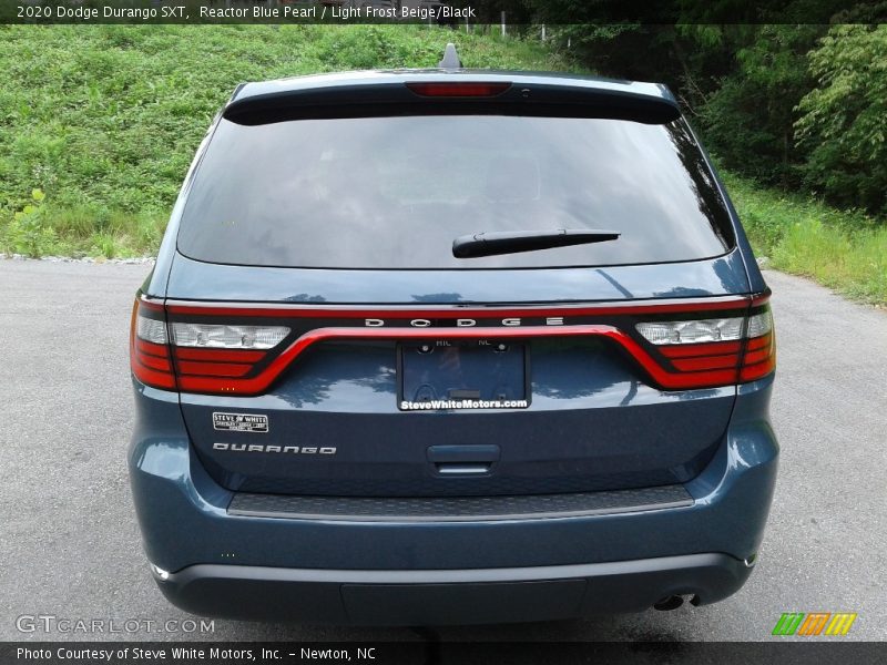 Reactor Blue Pearl / Light Frost Beige/Black 2020 Dodge Durango SXT