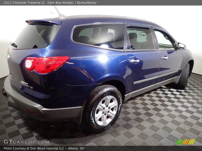 Dark Blue Metallic / Ebony/Ebony 2011 Chevrolet Traverse LS