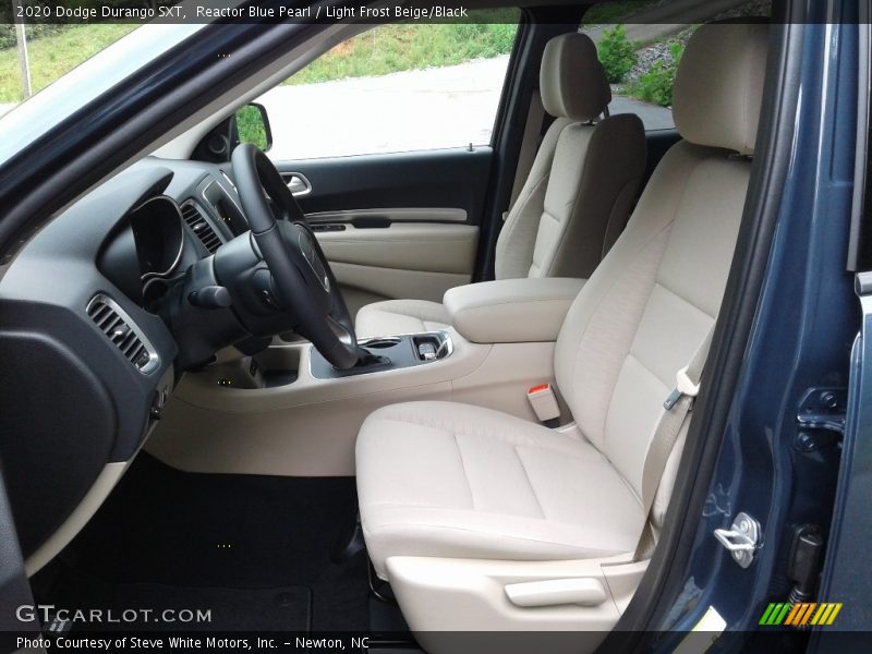 Reactor Blue Pearl / Light Frost Beige/Black 2020 Dodge Durango SXT