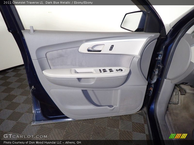 Dark Blue Metallic / Ebony/Ebony 2011 Chevrolet Traverse LS