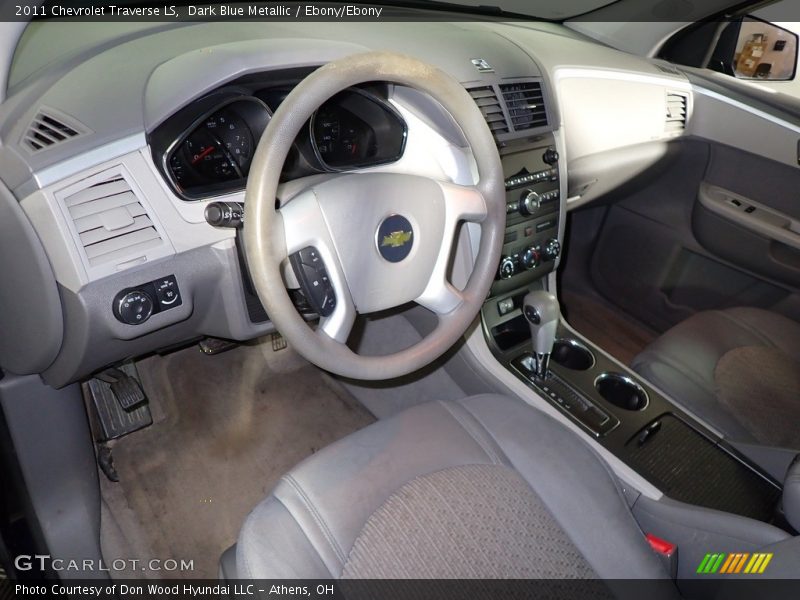 Dark Blue Metallic / Ebony/Ebony 2011 Chevrolet Traverse LS
