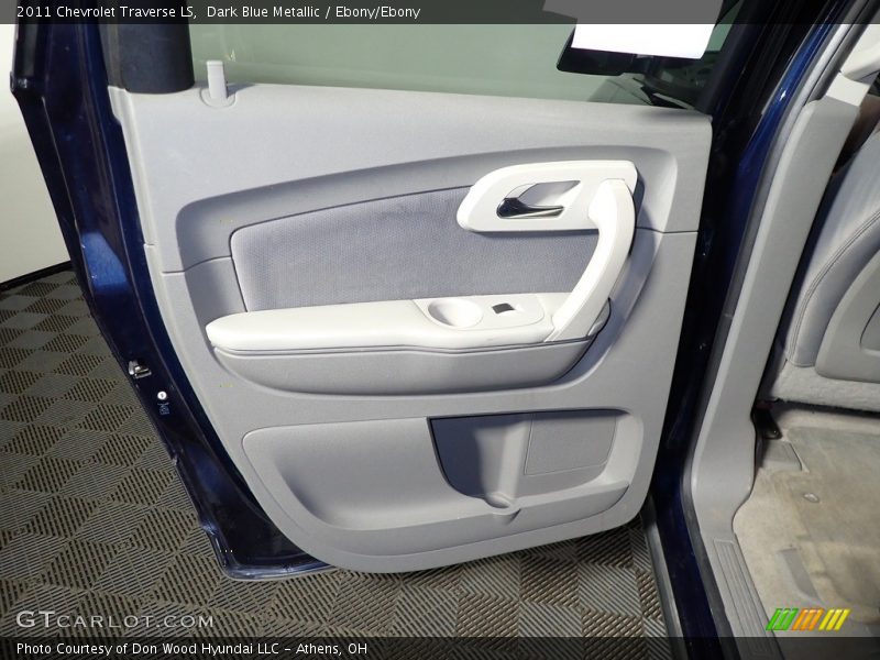 Dark Blue Metallic / Ebony/Ebony 2011 Chevrolet Traverse LS