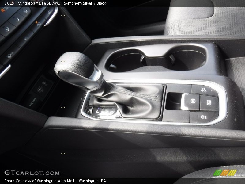 Symphony Silver / Black 2019 Hyundai Santa Fe SE AWD