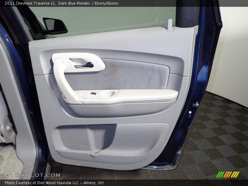 Dark Blue Metallic / Ebony/Ebony 2011 Chevrolet Traverse LS