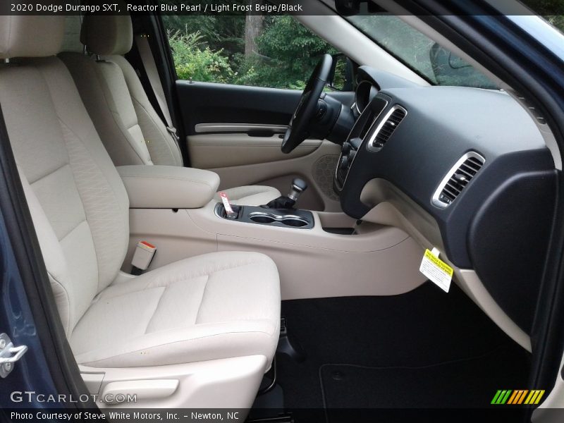 Reactor Blue Pearl / Light Frost Beige/Black 2020 Dodge Durango SXT