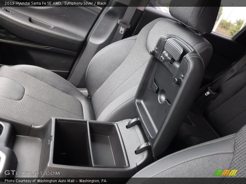 Symphony Silver / Black 2019 Hyundai Santa Fe SE AWD
