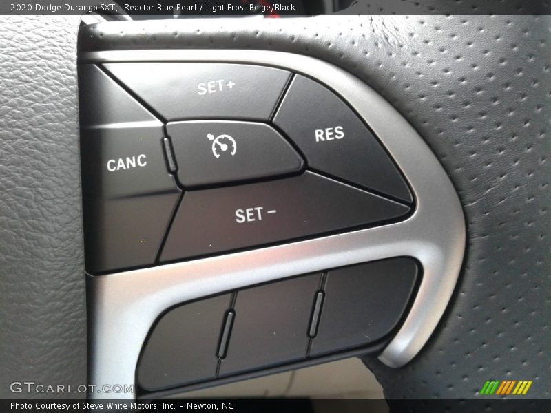 Reactor Blue Pearl / Light Frost Beige/Black 2020 Dodge Durango SXT