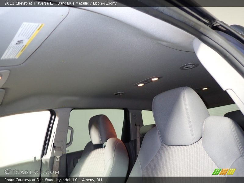 Dark Blue Metallic / Ebony/Ebony 2011 Chevrolet Traverse LS