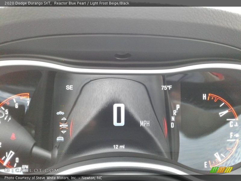 Reactor Blue Pearl / Light Frost Beige/Black 2020 Dodge Durango SXT