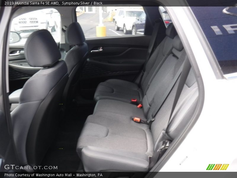 Symphony Silver / Black 2019 Hyundai Santa Fe SE AWD