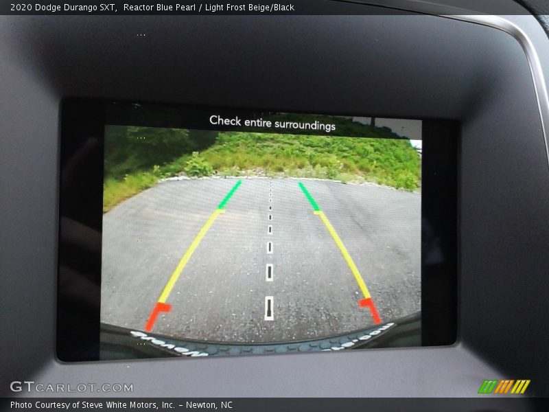 Reactor Blue Pearl / Light Frost Beige/Black 2020 Dodge Durango SXT