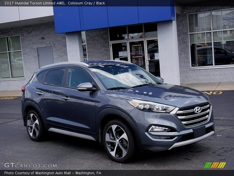Coliseum Gray / Black 2017 Hyundai Tucson Limited AWD