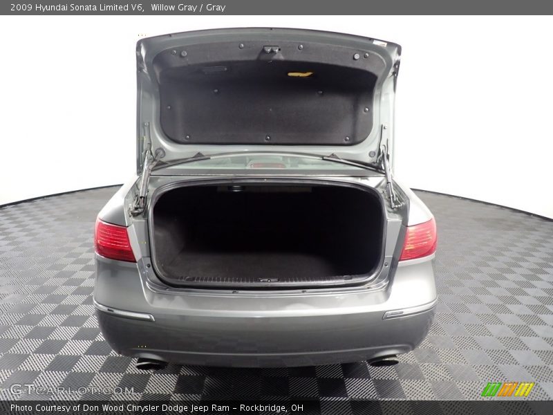 Willow Gray / Gray 2009 Hyundai Sonata Limited V6