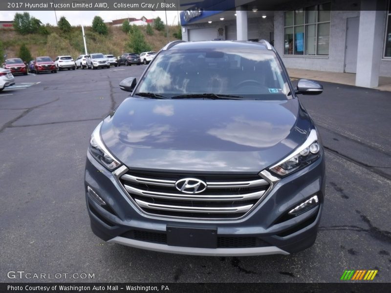 Coliseum Gray / Black 2017 Hyundai Tucson Limited AWD