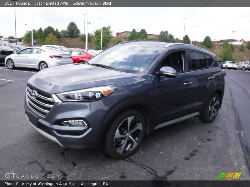 Coliseum Gray / Black 2017 Hyundai Tucson Limited AWD