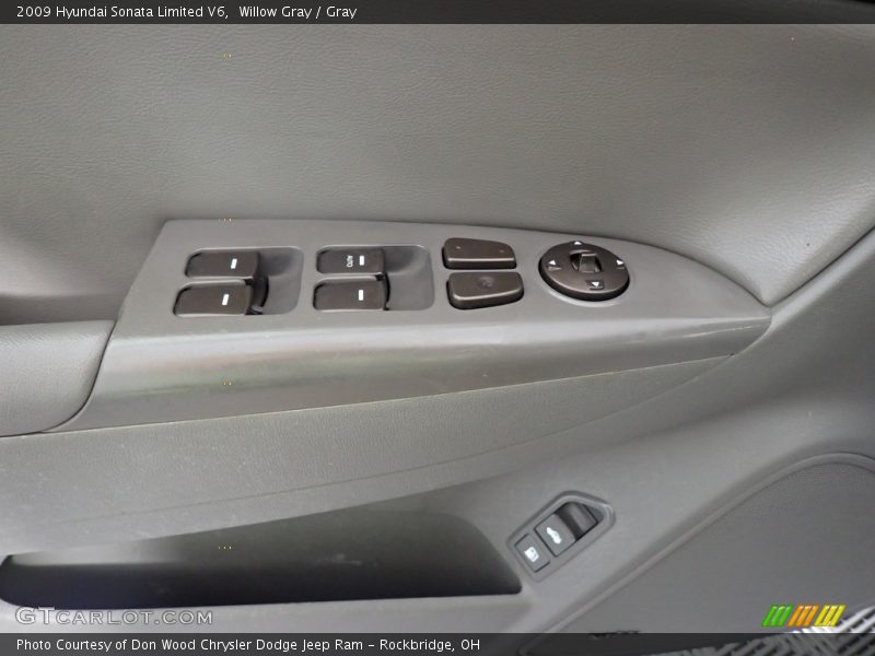 Willow Gray / Gray 2009 Hyundai Sonata Limited V6