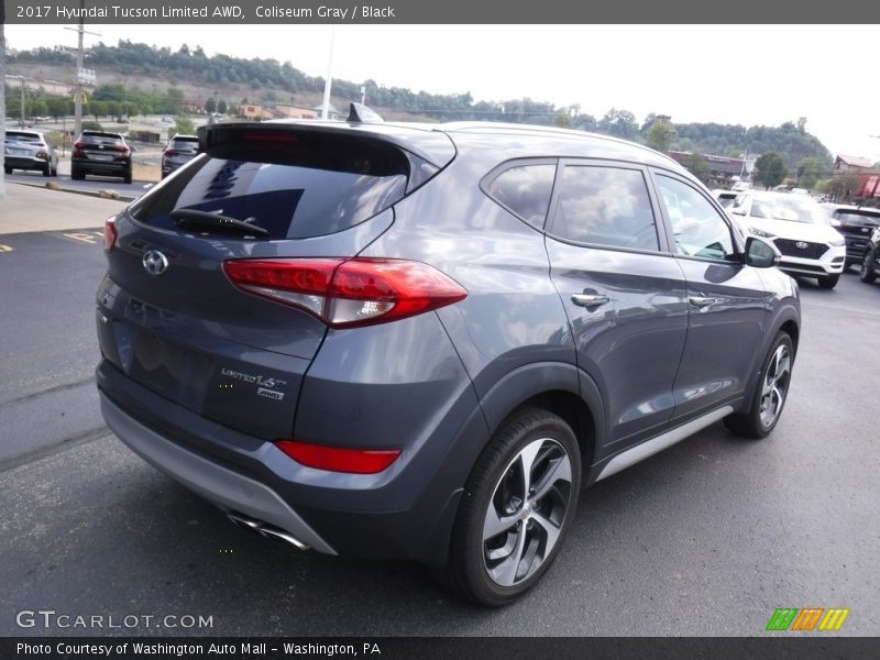 Coliseum Gray / Black 2017 Hyundai Tucson Limited AWD