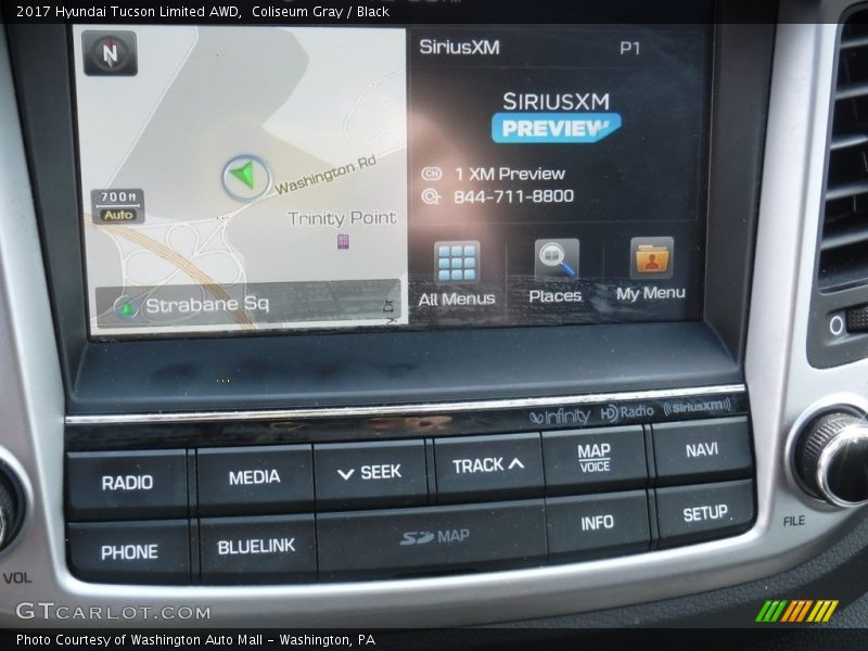 Coliseum Gray / Black 2017 Hyundai Tucson Limited AWD