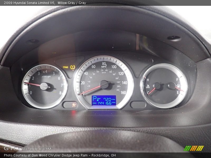 Willow Gray / Gray 2009 Hyundai Sonata Limited V6