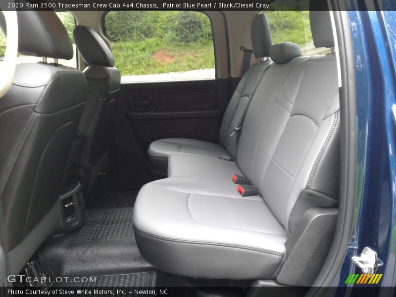 Rear Seat of 2020 3500 Tradesman Crew Cab 4x4 Chassis