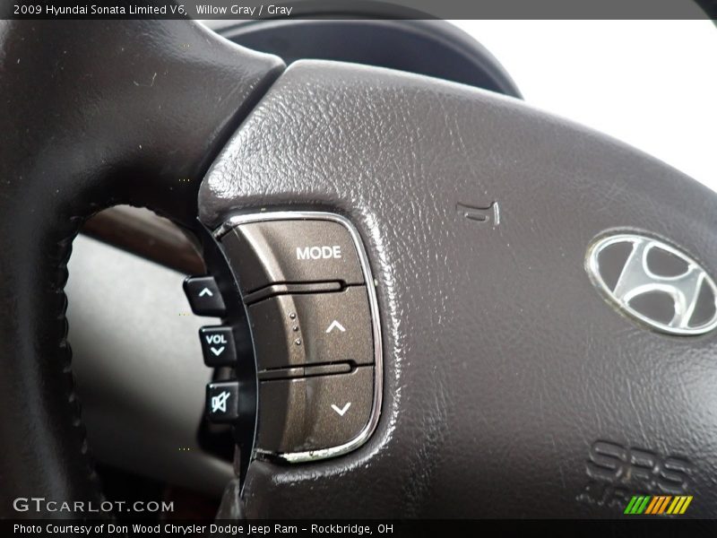 Willow Gray / Gray 2009 Hyundai Sonata Limited V6