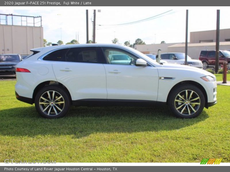 Fuji White / Latte 2020 Jaguar F-PACE 25t Prestige