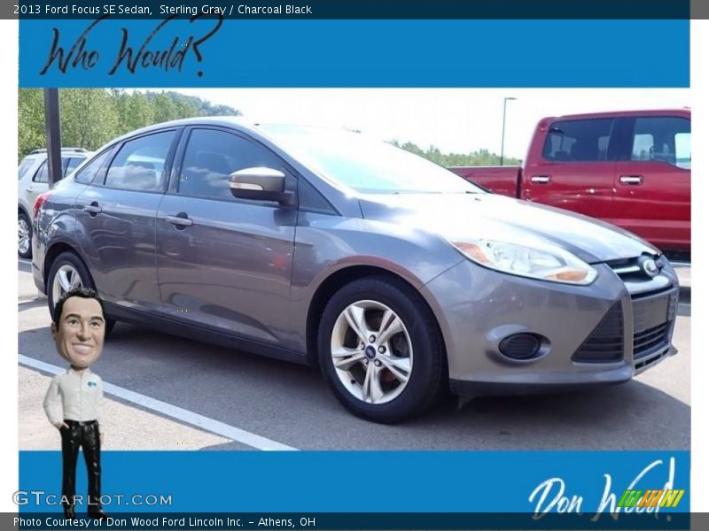 Sterling Gray / Charcoal Black 2013 Ford Focus SE Sedan