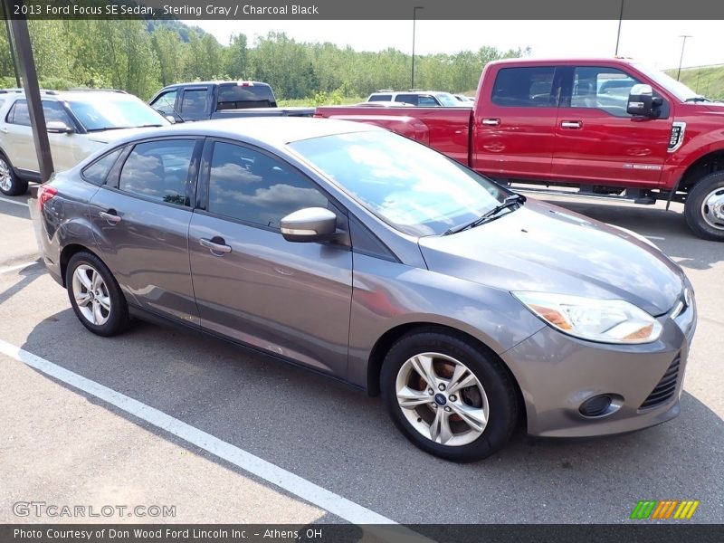 Sterling Gray / Charcoal Black 2013 Ford Focus SE Sedan