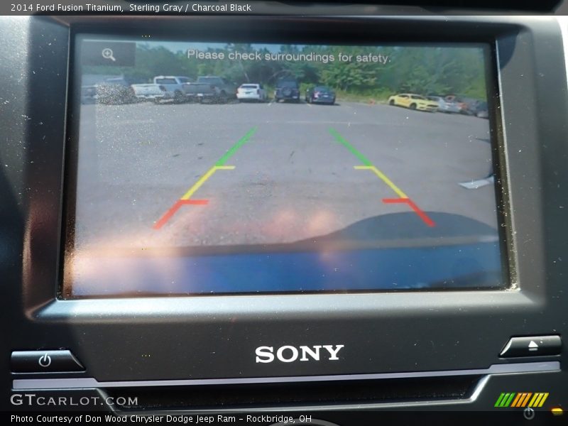 Sterling Gray / Charcoal Black 2014 Ford Fusion Titanium