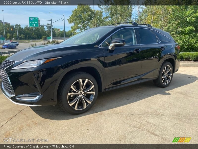 Obsidian / Black 2020 Lexus RX 350L AWD