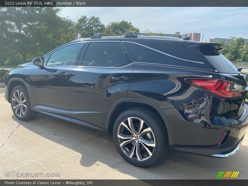 Obsidian / Black 2020 Lexus RX 350L AWD