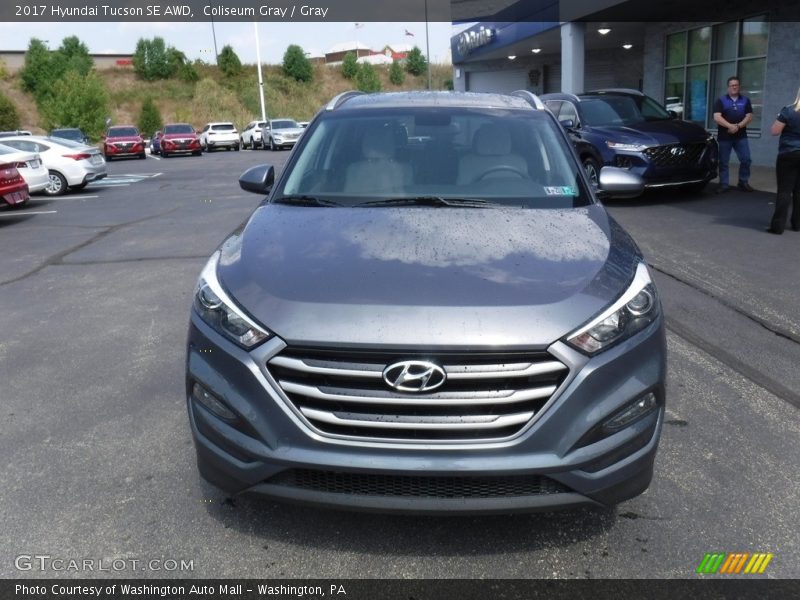 Coliseum Gray / Gray 2017 Hyundai Tucson SE AWD