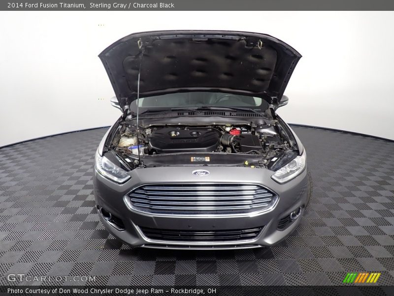 Sterling Gray / Charcoal Black 2014 Ford Fusion Titanium