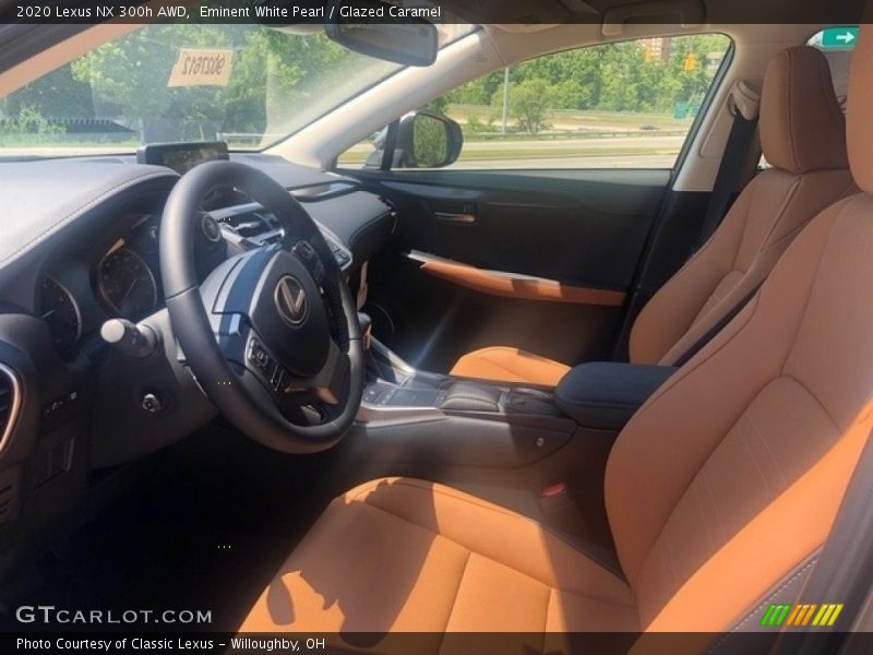 Eminent White Pearl / Glazed Caramel 2020 Lexus NX 300h AWD