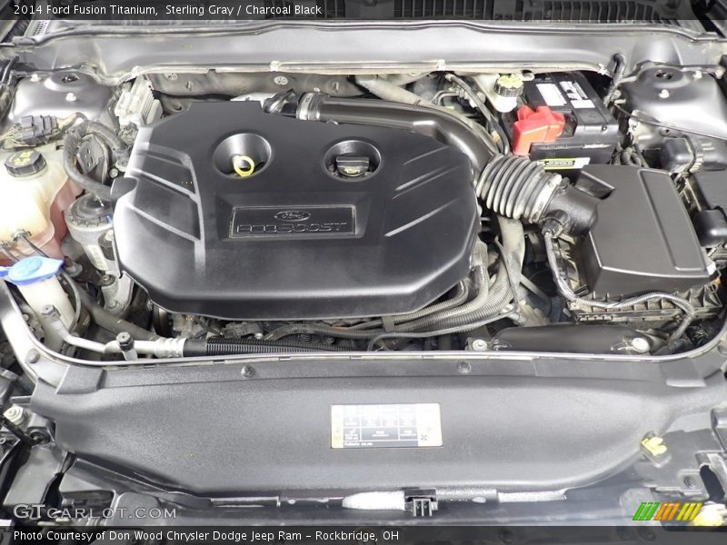 Sterling Gray / Charcoal Black 2014 Ford Fusion Titanium